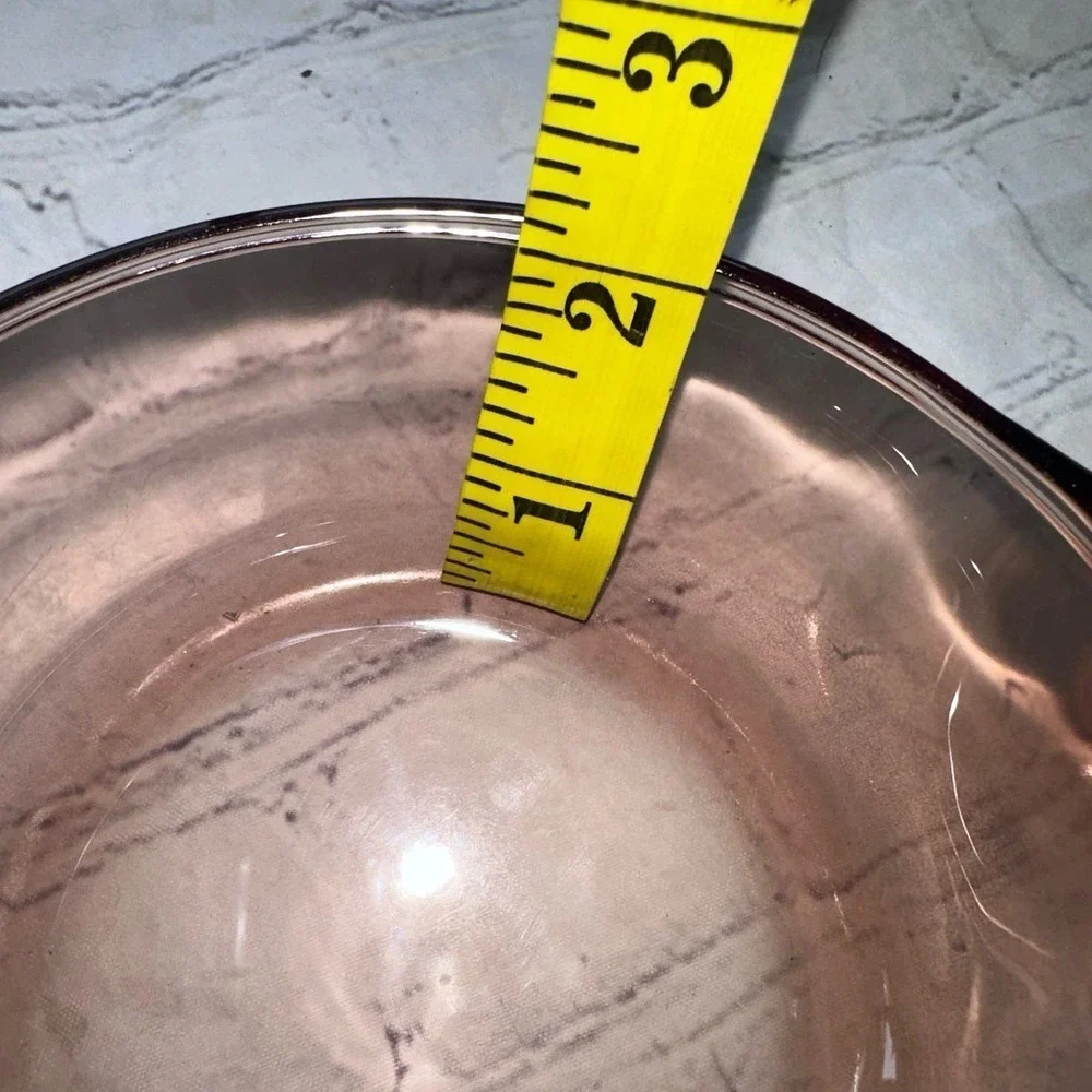 Vintage Amber Vision Corning 0.5L Sauce Pan W/Pyrex Lid USA